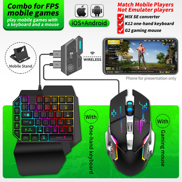 Gaming Jiaying MIX SE Mix ELITE Mix Pro Chicken Throne Keyboard Mouse Converter